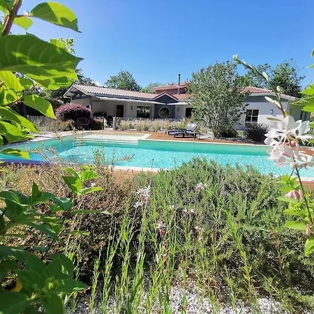 Piscine Chauffee Dans Un Ecrin De Verdure * ביסקארוס